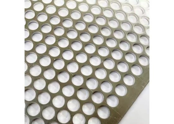 Hot Dip Galvanized Perforated Wire Mesh Low Carbon Steel For Construction