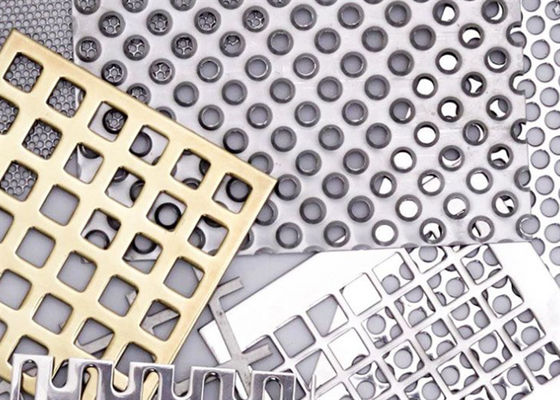 Low Carbon Steel Punched  Perforated Wire Mesh For Screen Filter