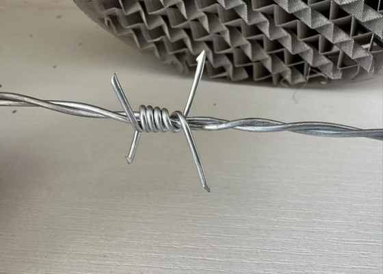 Galvanized High Carbon Steel Barbed Wire for Perimeter Security