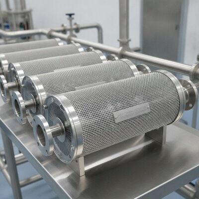Self-Cleaning Stainless Steel Wire Mesh Filters for Continuous Processes
