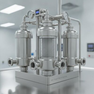 Stainless Steel Coalescing Filters for Gas and Vapor Pre-Treatment
