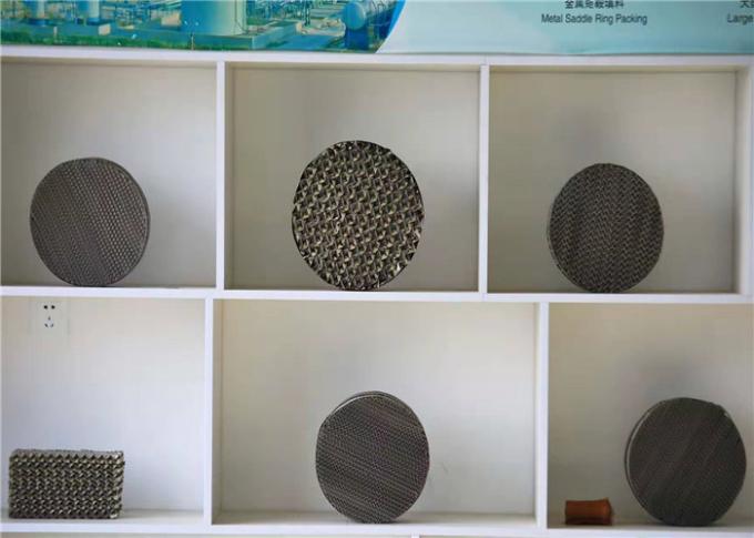 SS 316 Metal Structured Packing For Distribution Of Gas - Liquid 250Y 500Y